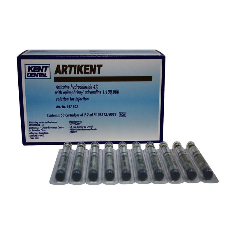 Artikent anaesthetic