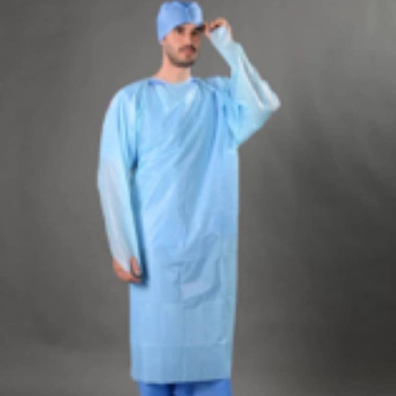 Blue Isolation Gown