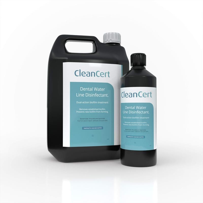 CleanCert 2-in-1 waterline disinfectant