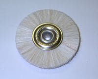 Polibris – Metal Centre Brush 47mm Diameter -White Hair