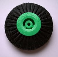 Bibris – 3 Row Converged Lathe Brush Black Bristle 73mm Diameter